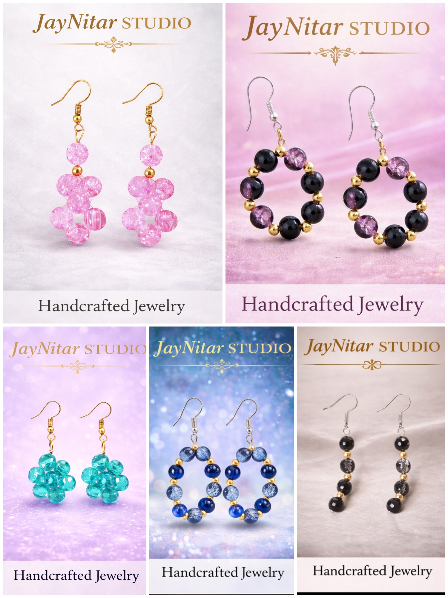Elegant Bead Earrings