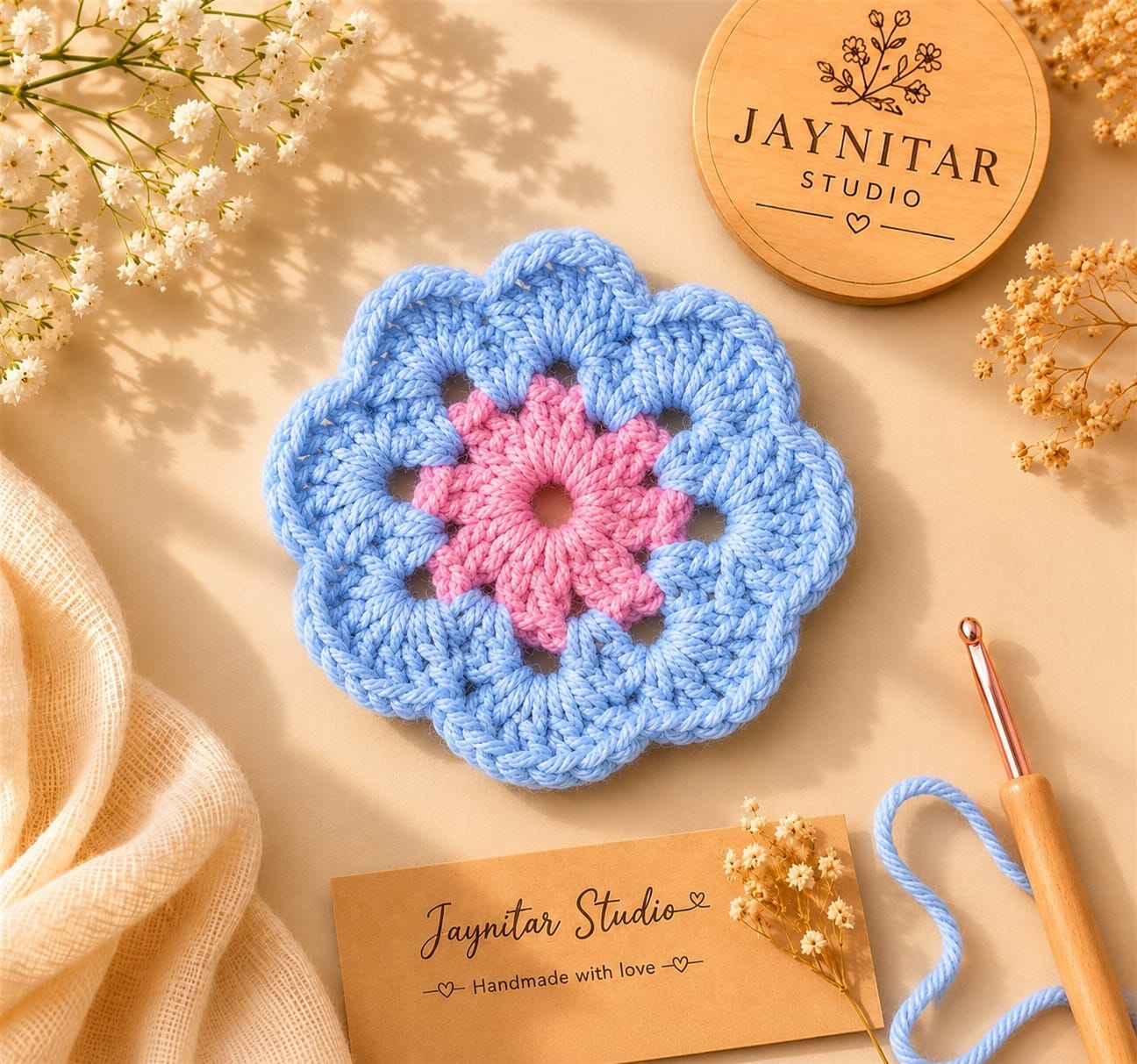 Handmade Crocheted Cup Coasters